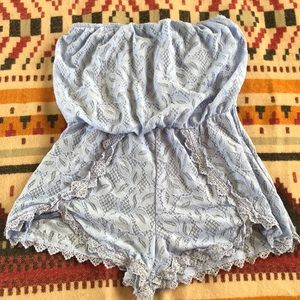 Free People Thalia Lace Romper